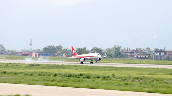 पोखरा विमानस्थलमा पहिलो अन्तर्राष्ट्रिय व्यावसायिक जहाज अवतरण